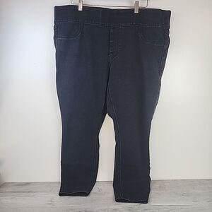 Old Navy Women Jeans‎ 20 Black Rockstar Super Skinny Jeggings High-Rise Stretch